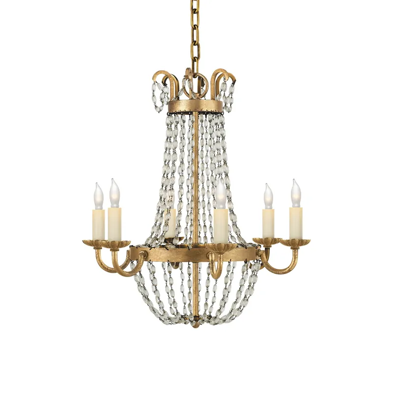 Oraeisra Lustre Cristal Marché Aux Puces Vintage