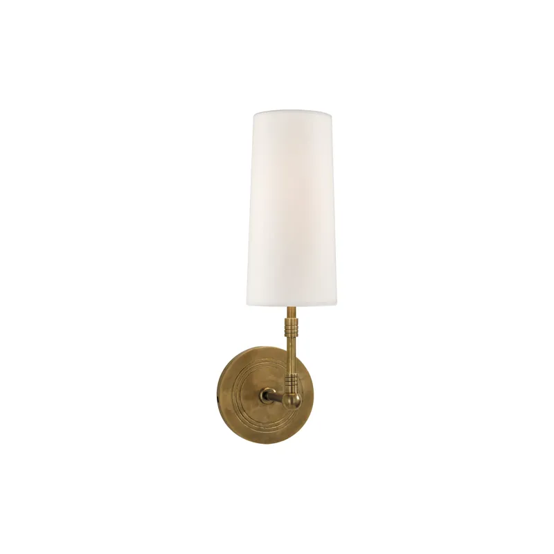 Ernorora Lampe Murale Vintage Industrielle Laiton & Tissu