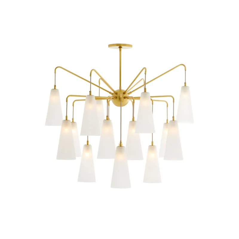 Avtheira Lustre Verre Luxe Postmoderne
