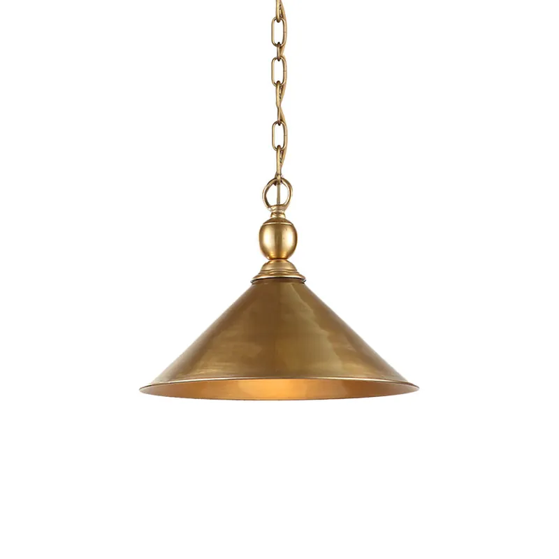 Cemirel Suspension Métal Laiton Industriel Vintage