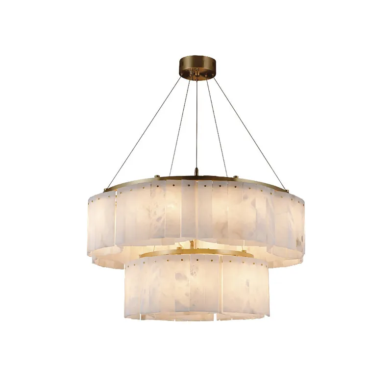 Avvinel Modern Luxury Minimalist Alabaster Chandelier
