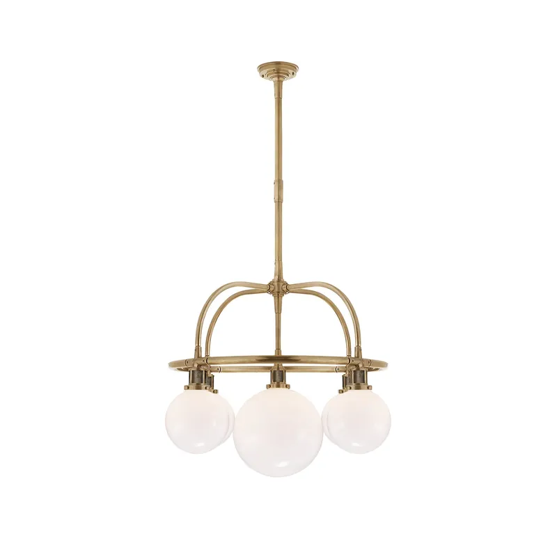 Vathea Lustre Métal Verre Minimaliste Moderne