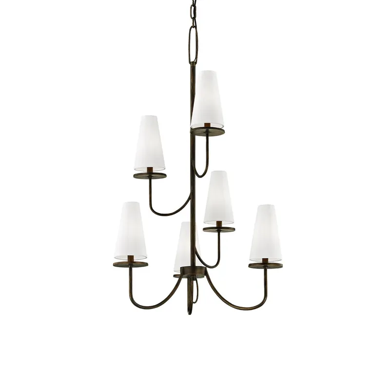 Curaeara Lustre Laiton Tissu Industriel Vintage