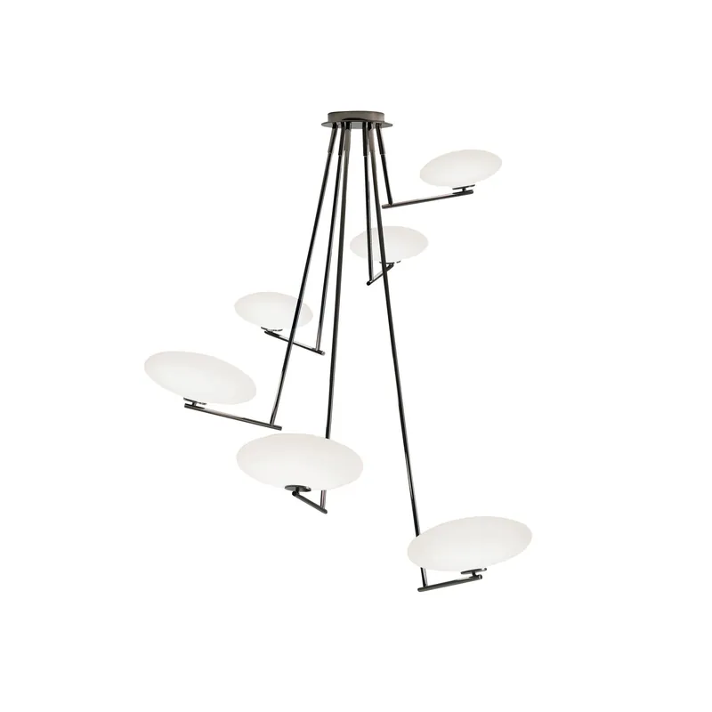Umirarae Lampe de Plafond en Laiton et Verre Créativité Individuelle