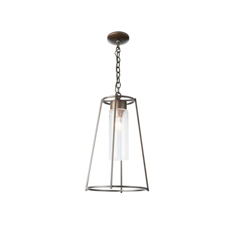 Vasilora Suspension Extérieur Vintage Industrielle En Métal Et Verre