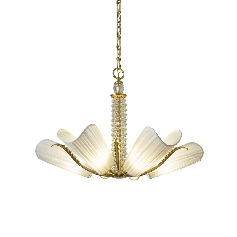 Arsole Lustre En Cristal Et Tissu à Créativité Individuelle