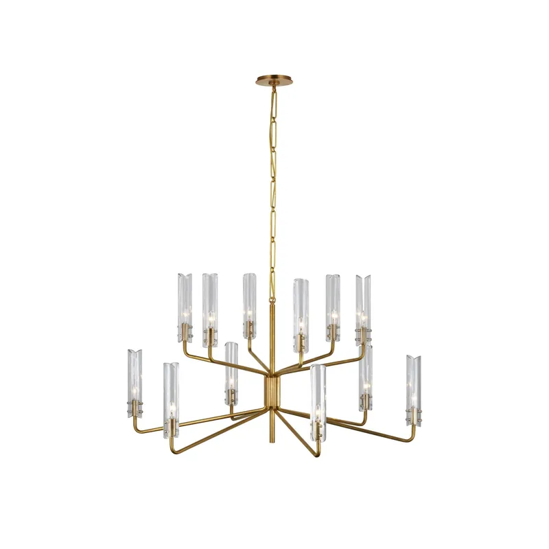 Chandelier en Métal et Verre Traditionnel Premium Cetalan
