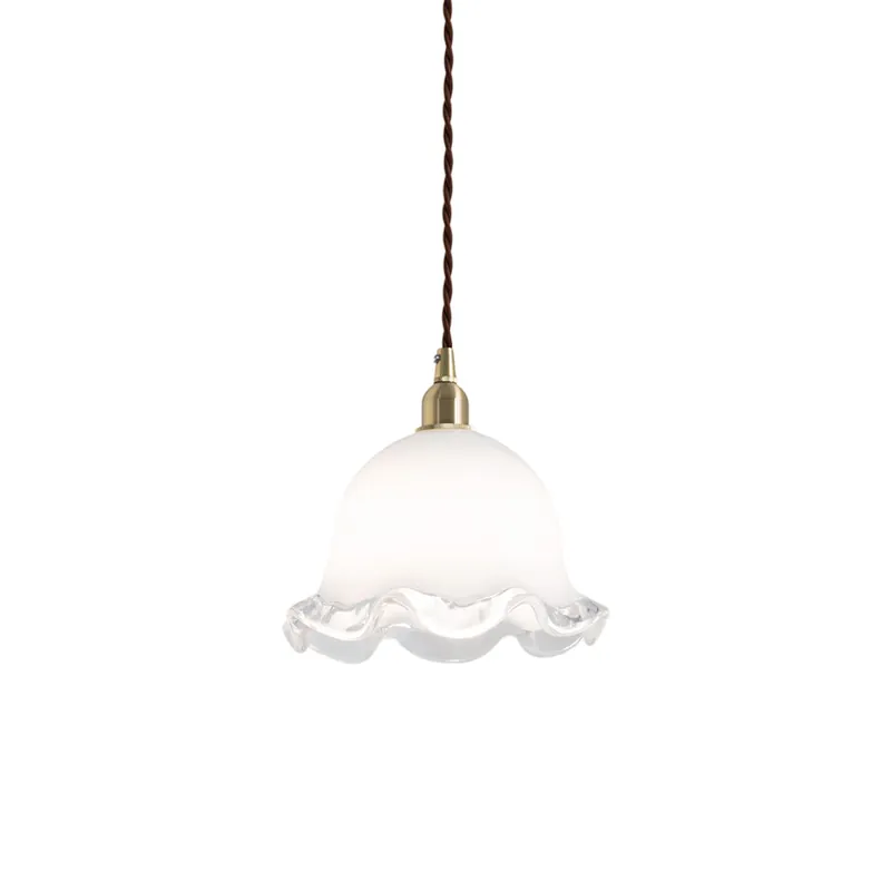 Allirora Lampe Pendentive Laiton Verre Élégance Premium