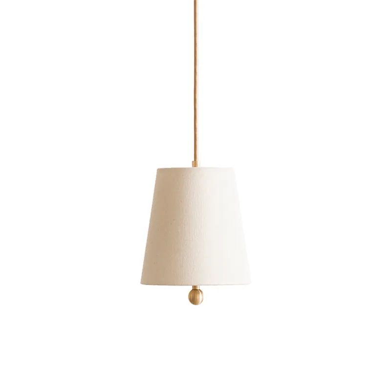 Elphaira Lampe Pendentive Cordon Maison Lin Métal Minimaliste Moderne
