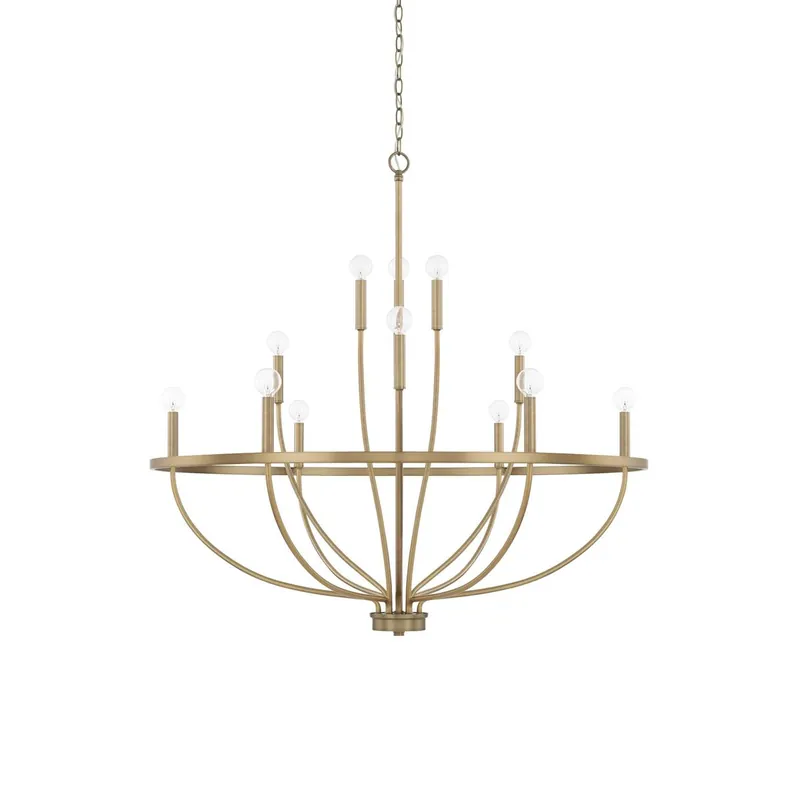Myphaos Lustre en Métal de Laiton Industriel Vintage pour la Maison