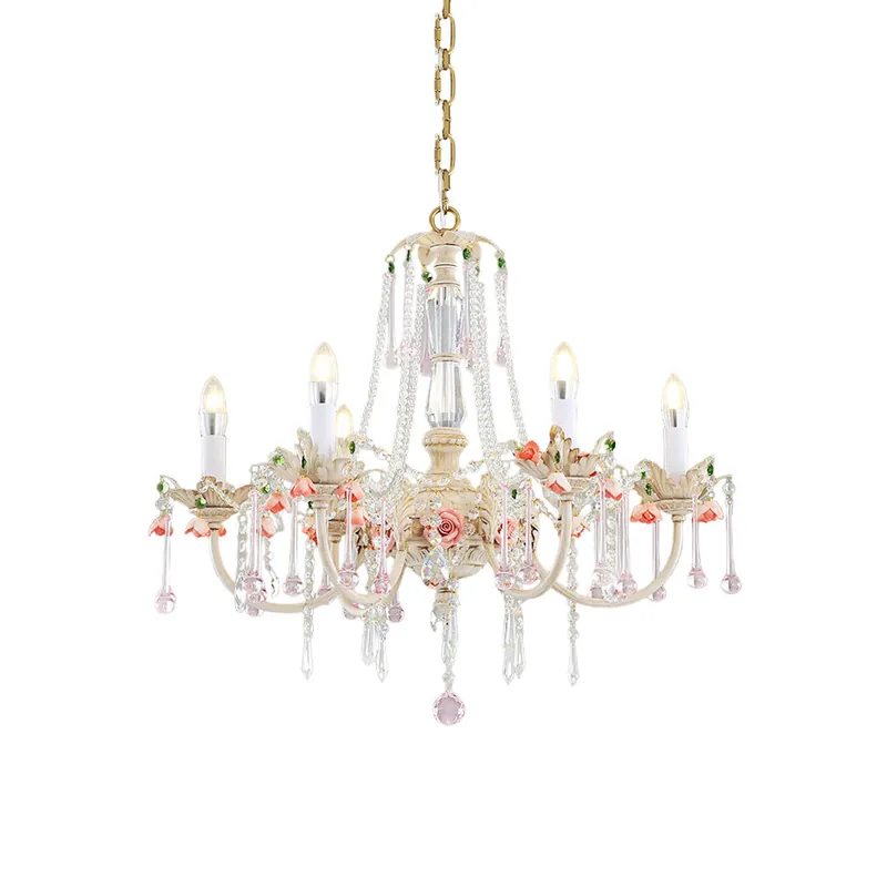 Cusoren Lustre Postmoderne De Luxe Céramique Rose