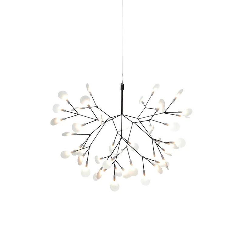 Allirus Chandelier Métal Acrylique Luxe Postmoderne