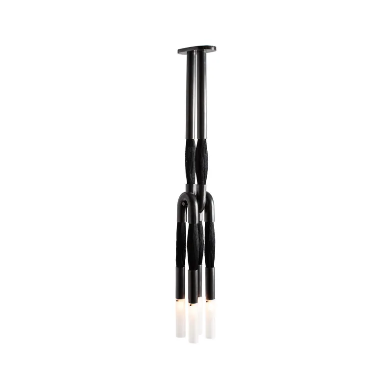 Cacarir Suspension Traditionnelle Art Métal Noir