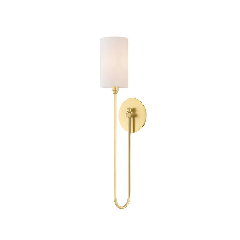 Syvineth Applique Murale Laiton Tissu Minimaliste Moderne