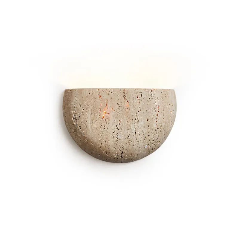 Cuvenarae Applique Murale Travertin Lune Minimaliste