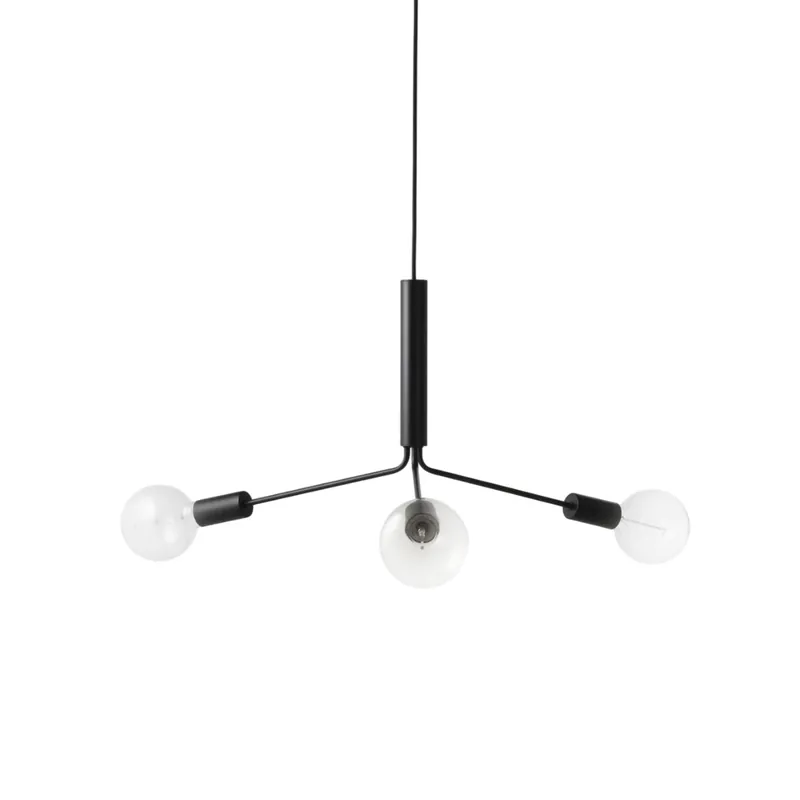 Mysolisra Lustre Moderne Minimaliste En Métal De Style Métro