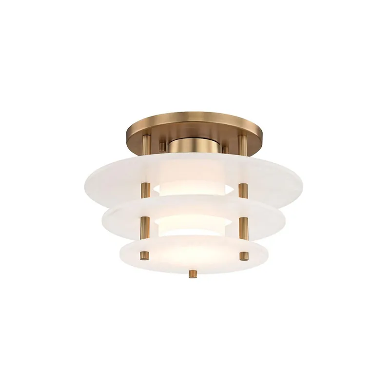 Zovena Lampe de Plafond Moderne Minimaliste Albâtre