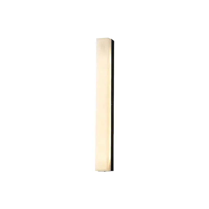 Quill Applique Murale Laiton Albâtre Minimaliste