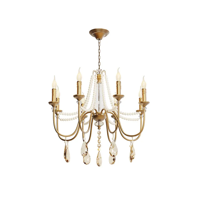 Mote Lustre Laiton Cristal Luxe Postmoderne