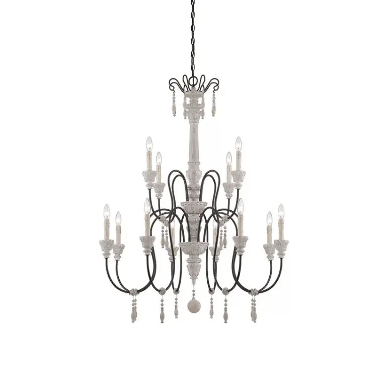 Epoch Lustre Bois Métal Luxe Postmoderne