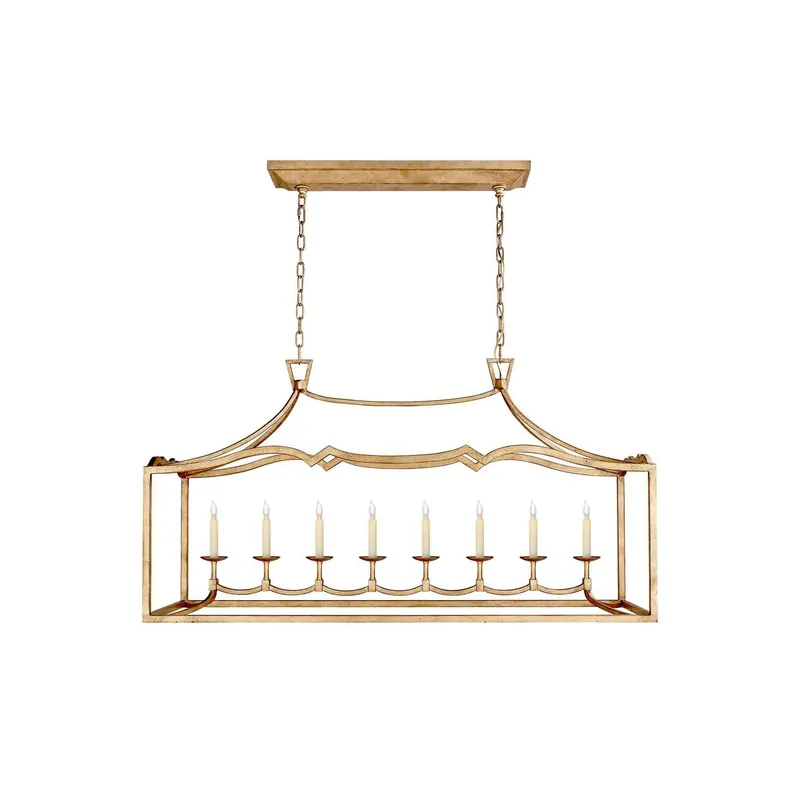 Ripple Lustre Métal Laiton Linéaire Classique Minimaliste Moderne