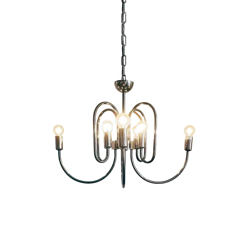 Ombre Elegance Lustre en Métal Style Industriel Vintage