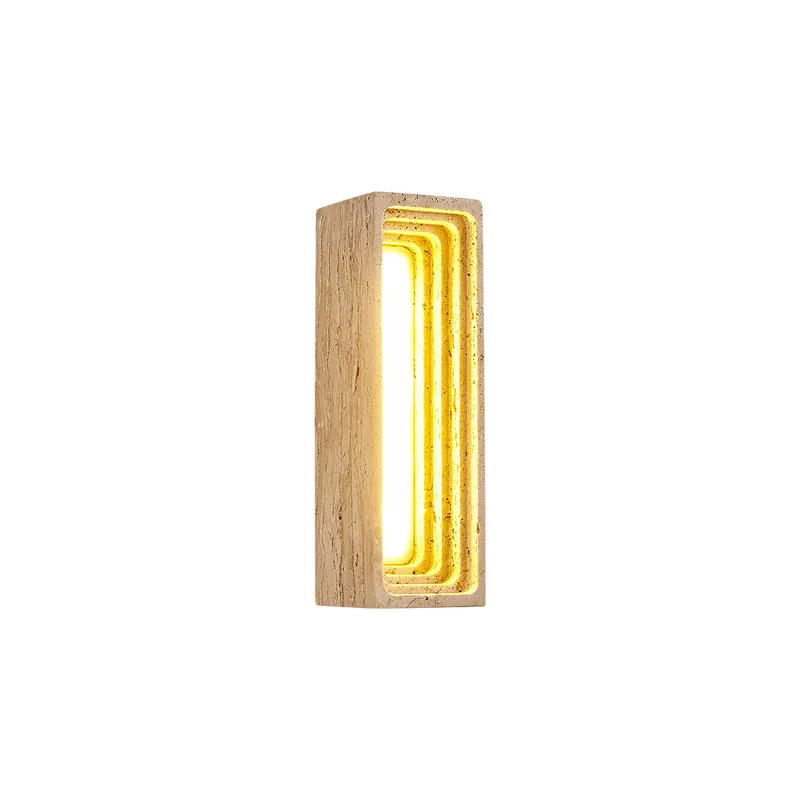 Siliq Applique Murale Travertin Beige Minimaliste Moderne