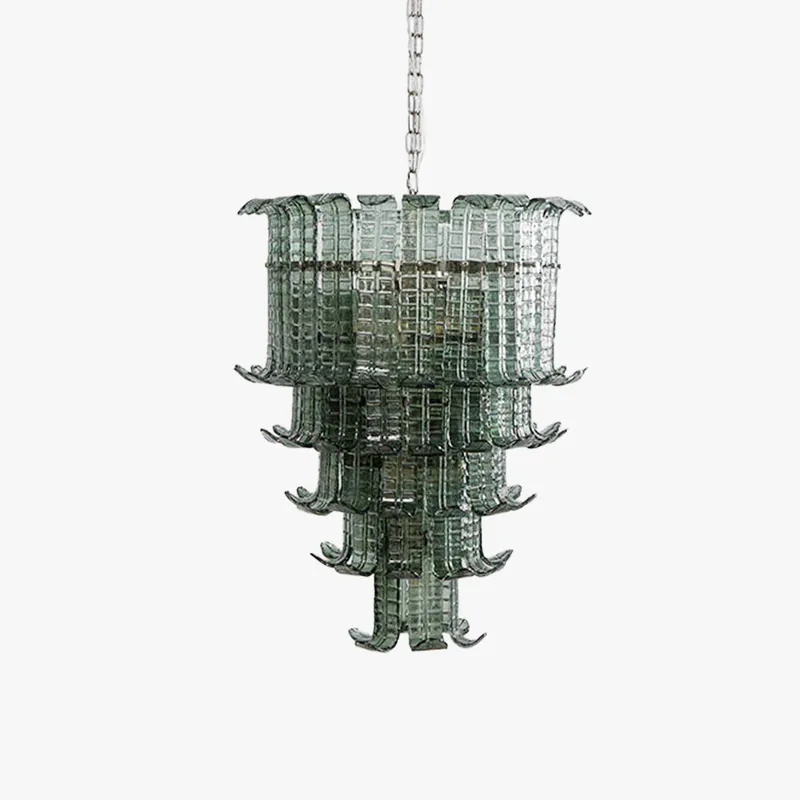 Aether Postmodern Luxe Verre Métal Lustre