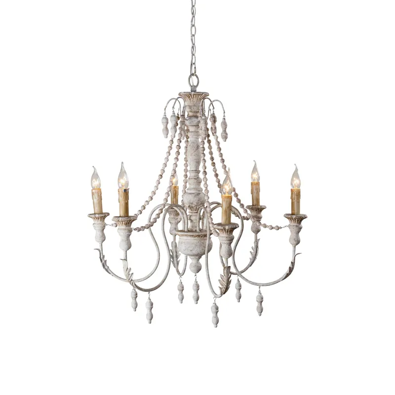 Norduvyh Postmodern Luxe Traditionnel Bois Métal Lustre