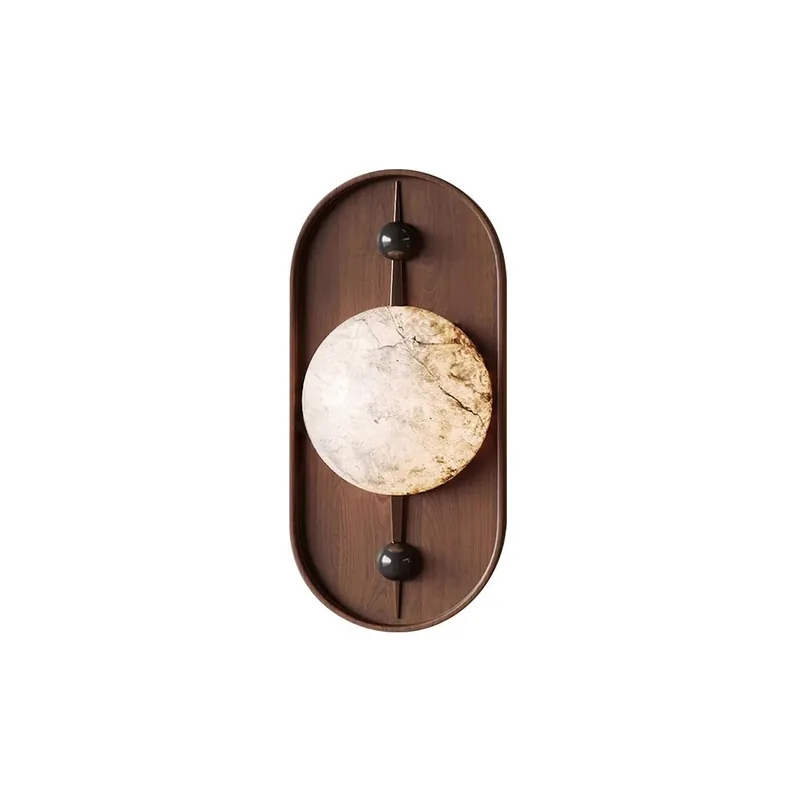 Gloruvyu Individuel Créativité Métal Albâtre Applique Murale