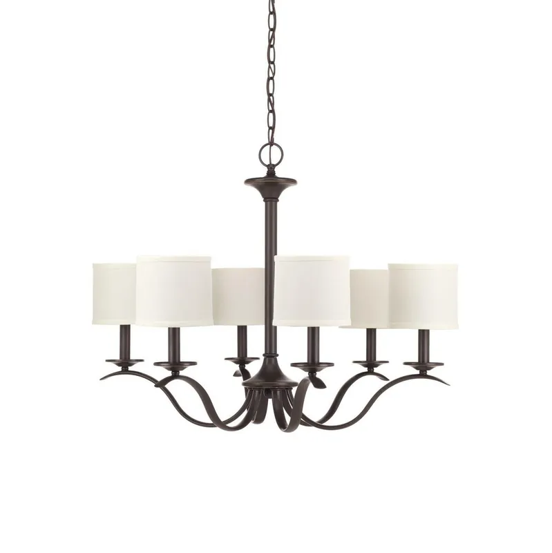 Vatnuvys Chandelier Métal Laiton Tissu Traditionnel Premium