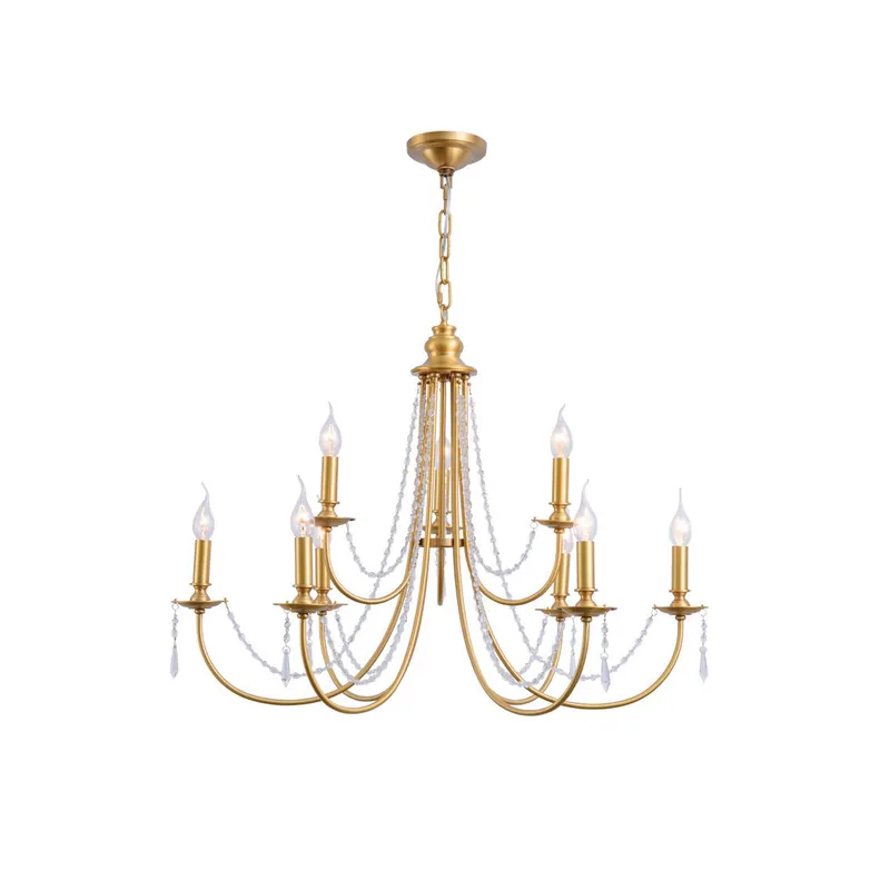 Acroma Lustre Cristal Moderne Traditionnel