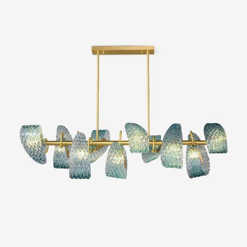 AquaLustre Chandelier Contemporain en Verre