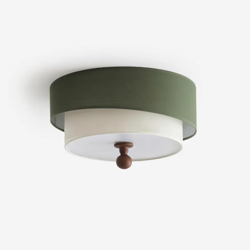 Olten Lampe Plafonnier Tambour Superposé