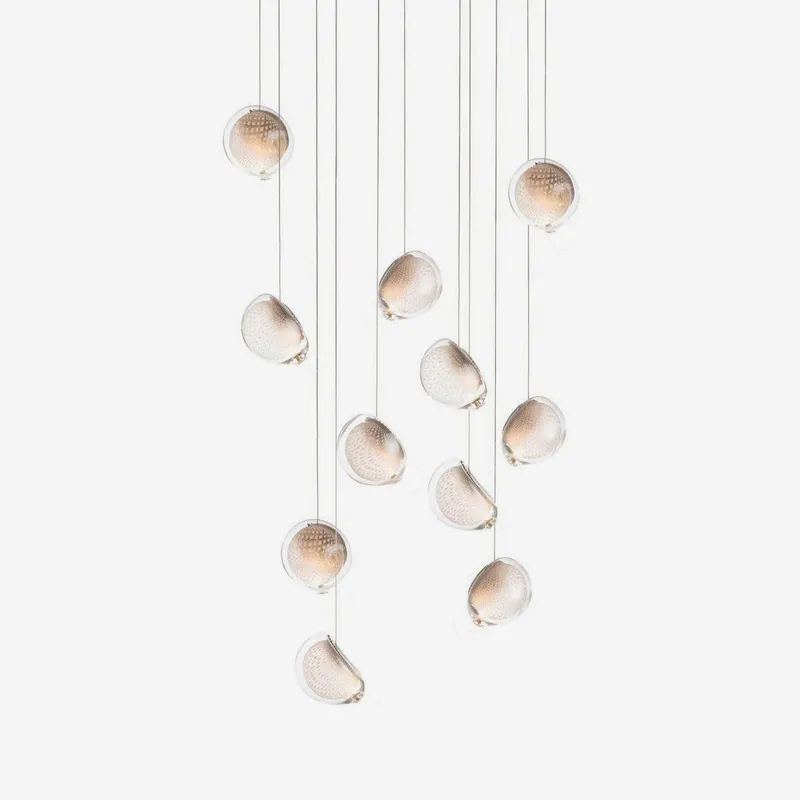 Sfera Chandelier Moderne Minimaliste en Verre