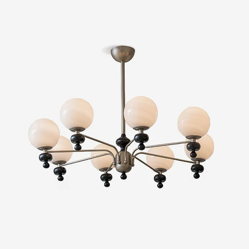 Cora Lustre Nickel Orb Élégant