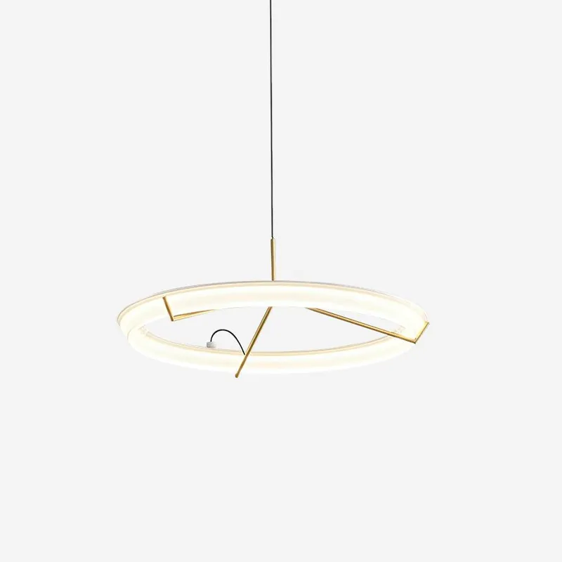 Vielle Lampe Suspendue Circulaire Élégante Moderne Ronde