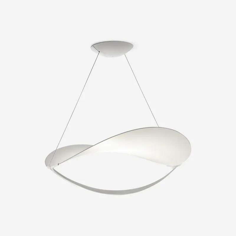 Shield Lampe Pendante Courbée Organique Minimaliste