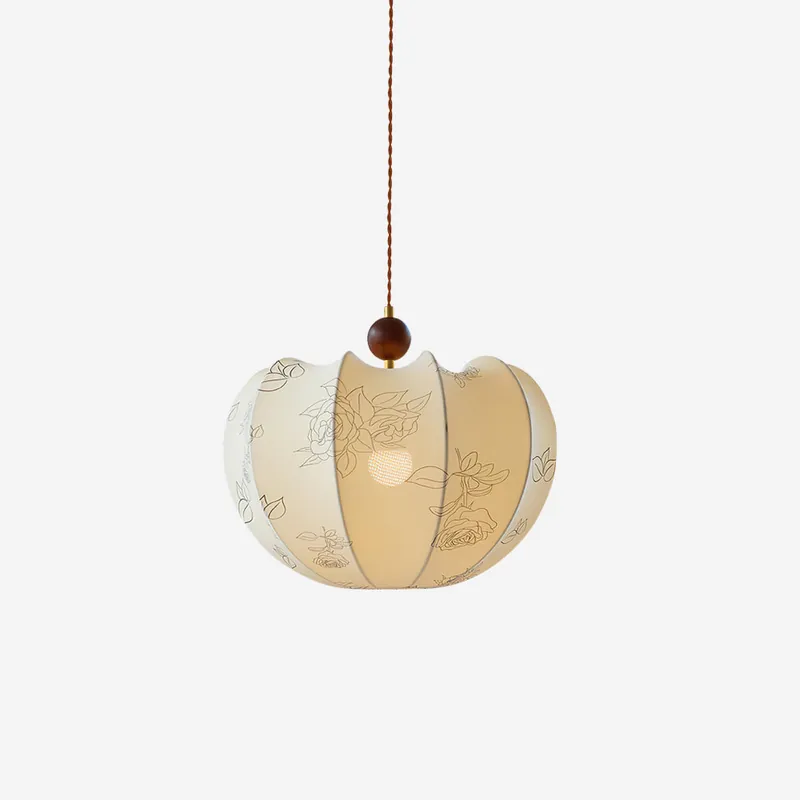 Tonio Lampe Pendante Florale Courbée Élégante