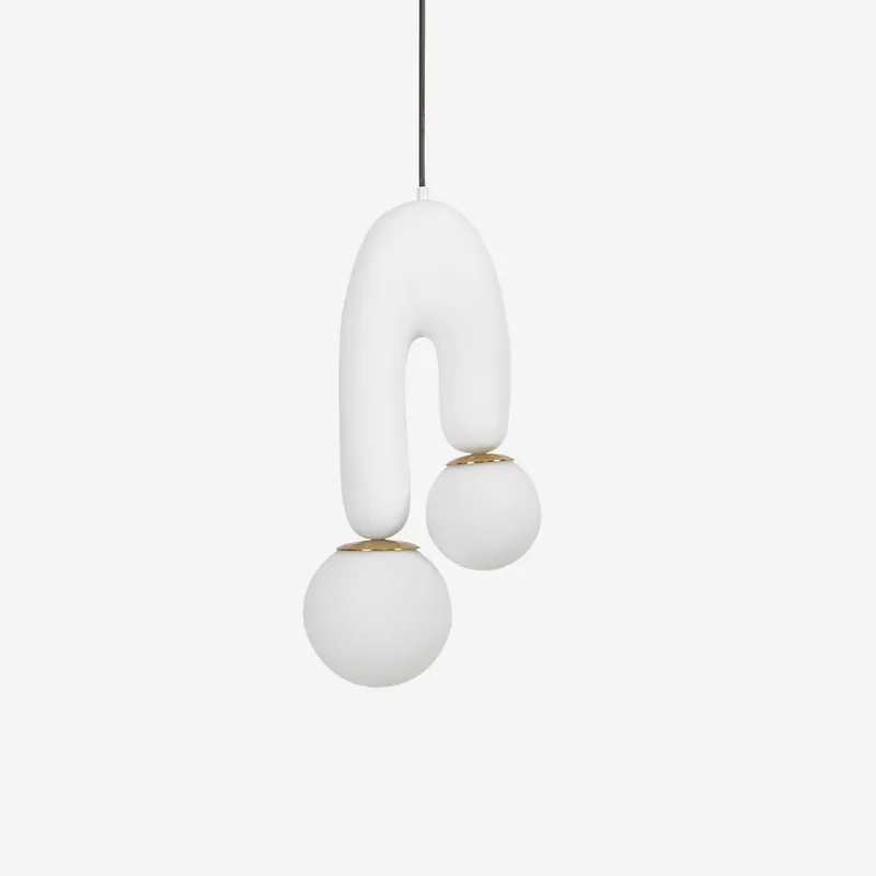Oo Plafonnier Lisse Sculptural Organique