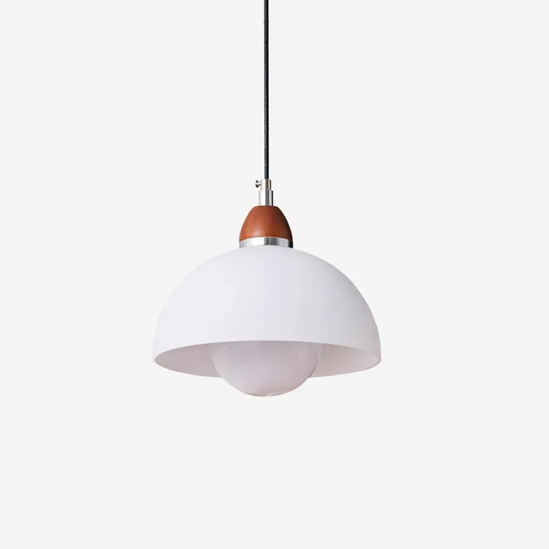 Milagro Suspension Lampe Dôme Accent en Bois Minimaliste