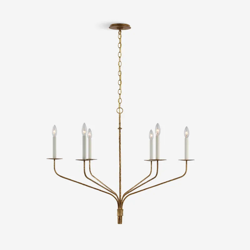 Belfair Lustre Métal Moderne Grand