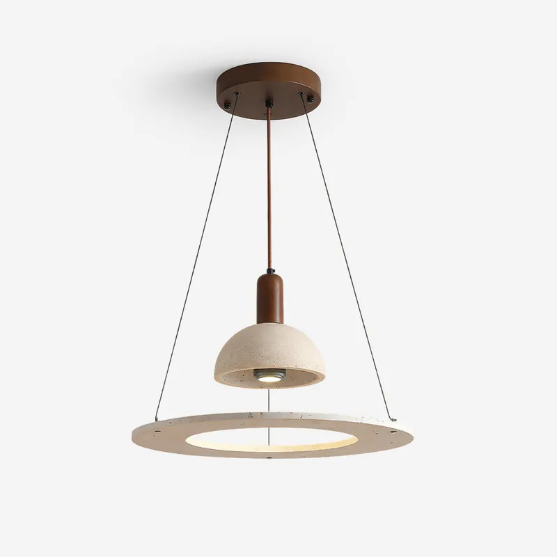 Ritta Lampe Pendante Moderne en Travertin