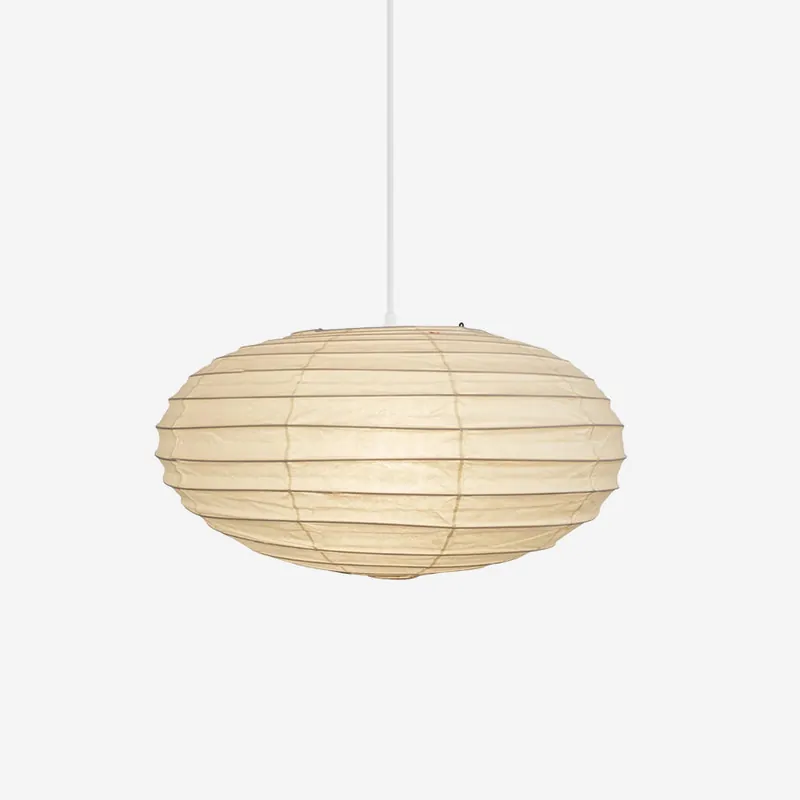 Akari Lampe Pendante Minimaliste en Papier Washi