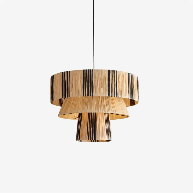 Hiroshi Lampe Pendante Métal Moderne