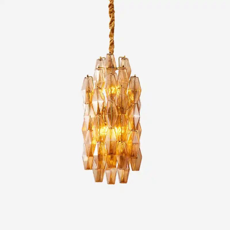Velthra Suspension en Verre Facetté Luxueux