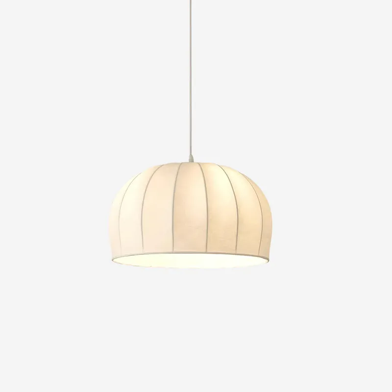 Nova Suspension en Tissu Blanc en Forme de Dôme