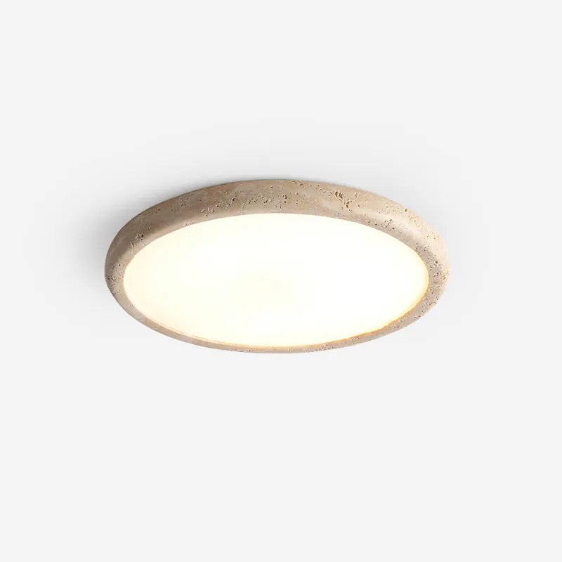 Lunaro Plafonnier Minimaliste Travertin