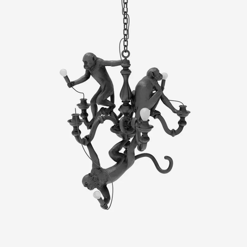 Monkey Fantasievolles Trio-Kronleuchter