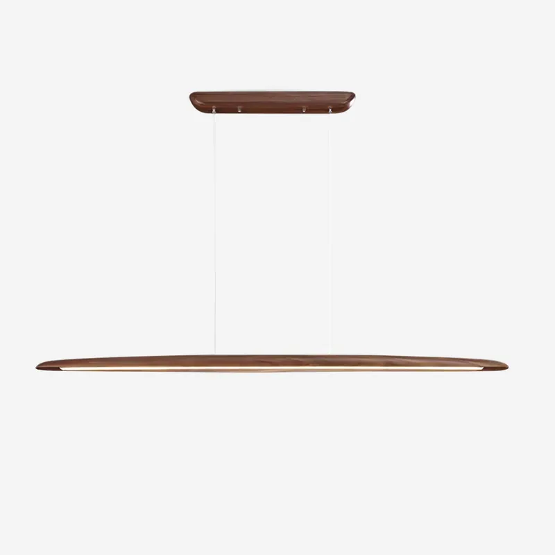 Duvane Minimalistische LED-Hängeleuchte aus Holz